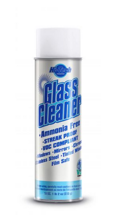 Hi-Tech Glass Cleaner Ammonia Free Sreak Proof 18oz