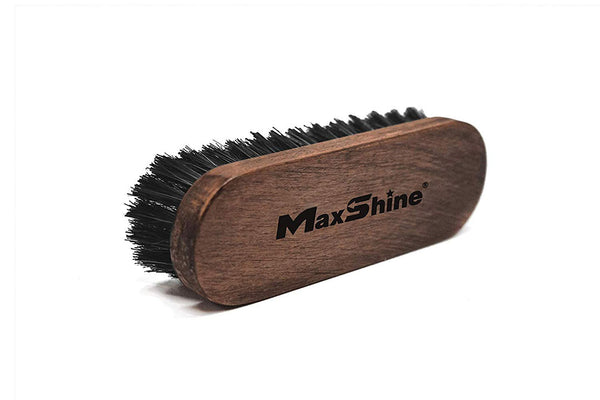 Maxshine Leather & Alcantara Cleaning Brush - Compact Size