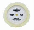 Buff & Shine 7.5" 100% Natural White Wool  Grip Pad (Polishing/Finishing)
