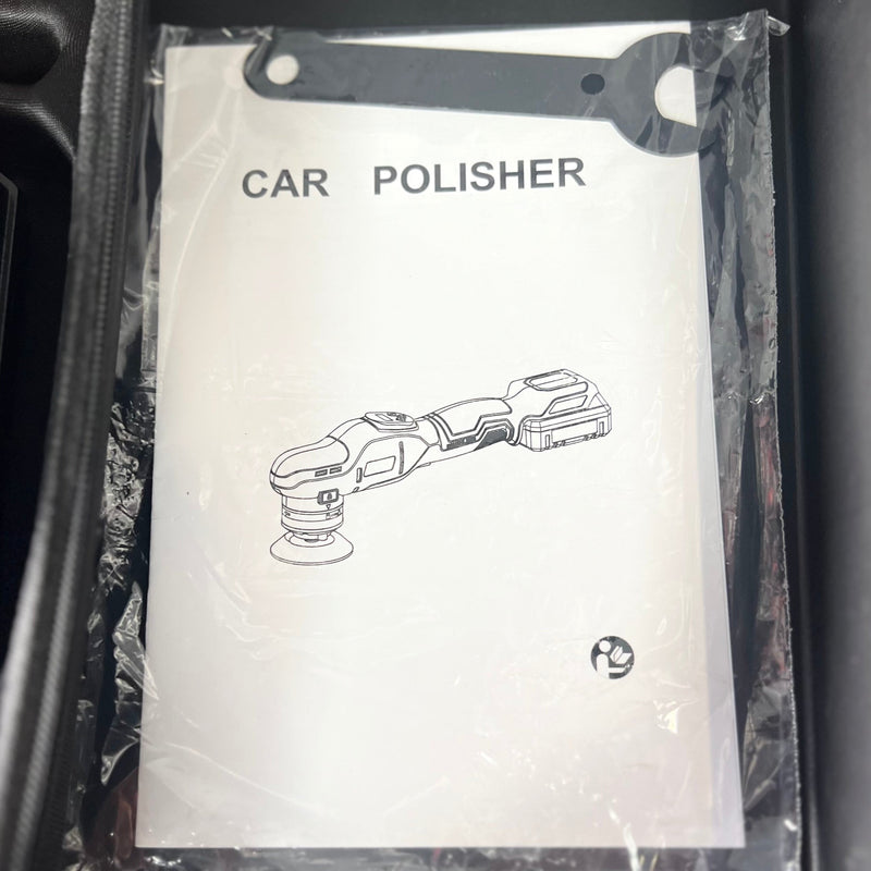 VERSATOOL v2 Hybrid Cordless Polisher tool kit - POLISHER & BACKING PLATES - D-Tail Lab