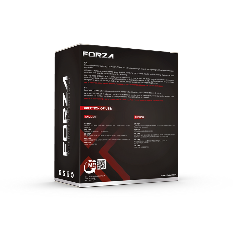 CERAMI-X FORZA Ceramic Coating for Wheels & Calipers - CERAMIC COATING - D-Tail Lab