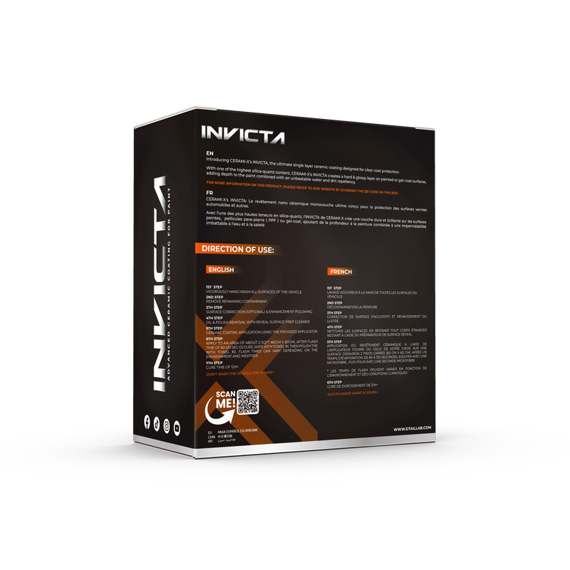 CERAMI-X INVICTA Advanced Ceramic Coating for Paint - CERAMIC COATING - D-Tail Lab