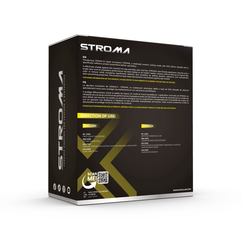 CERAMI-X STROMA Ceramic Coating for Leather & Synthetics - CERAMIC COATING - D-Tail Lab