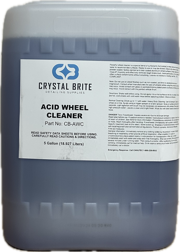 Crystal Brite Acid Wheel Cleaner (5 Gallon)