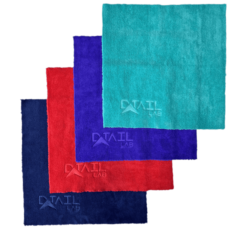 Edgeless 420 GSM Microfiber Towels  (4-colors-12-pcs) - MICROFIBER, CHAMOIS AND OTHER TOWELS - D-Tail Lab