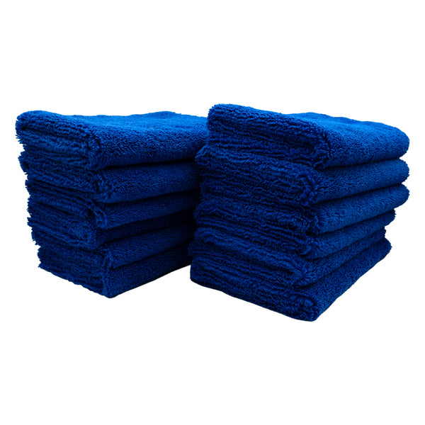 3D 400 GSM Premium Edgeless Microfiber Towels 16"x16" (12 per pack)