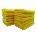 3D 400 GSM Premium Edgeless Microfiber Towels 16"x16" (12 per pack)