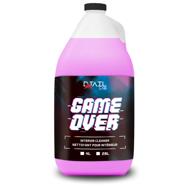 GAME OVER Carpet & Upholstery Cleaner - LEATHER AND FABRIC - D-Tail Lab