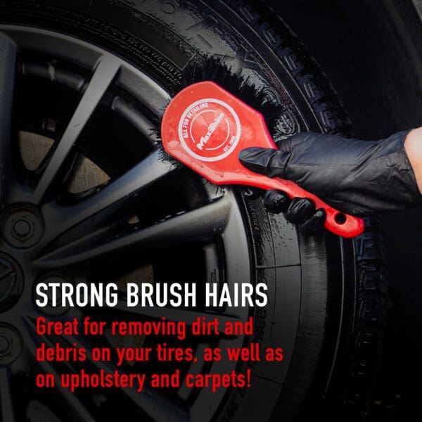 Maxshine Heavy-Duty Wheel & Carpet Cleaning Brush
