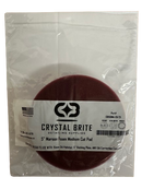 Crystal Brite Maroon Foam Medium Cut Pad