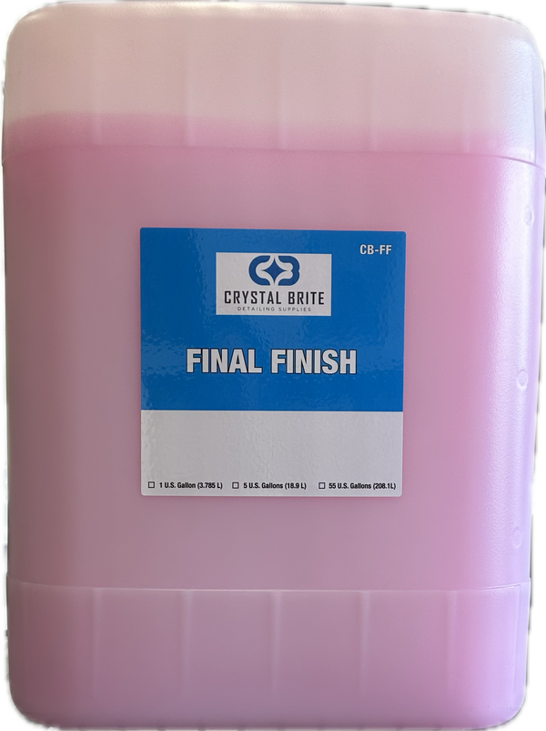 Crystal Brite Final Finish Detail Spray (5 Gallon)