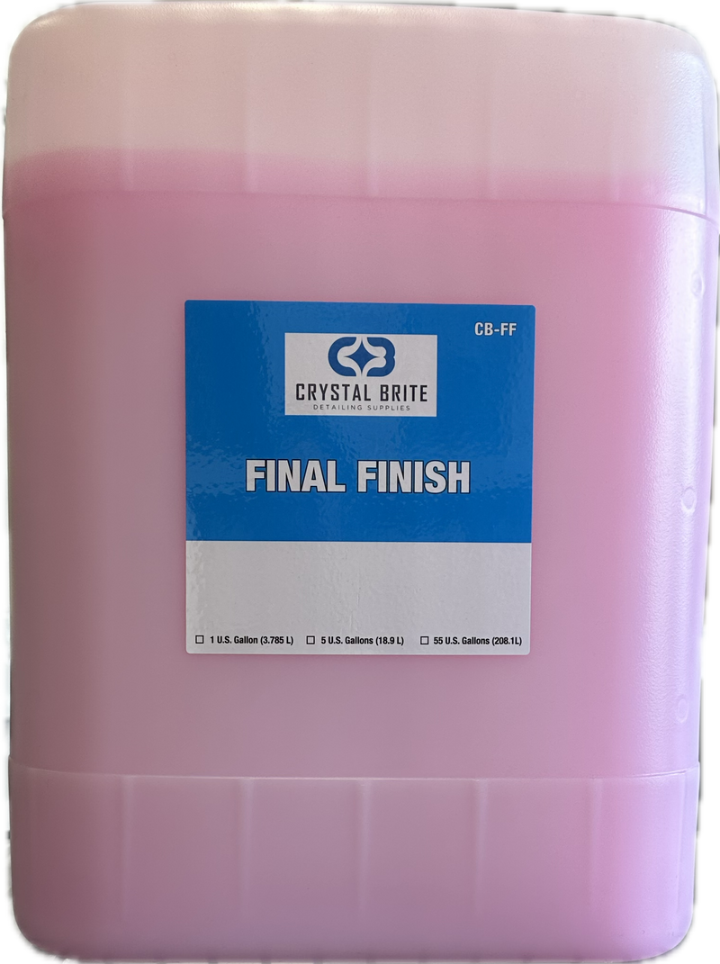 Crystal Brite Final Finish Detail Spray (5 Gallon)