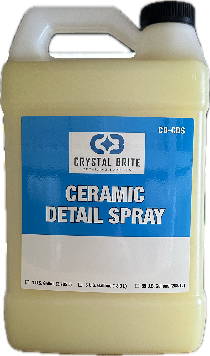 Crystal Brite Ceramic Detail Spray (1 Gallon)