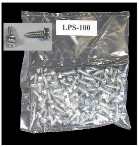 Hi-Tech Licence Plate Screws Slotted Hex (100 per pack)