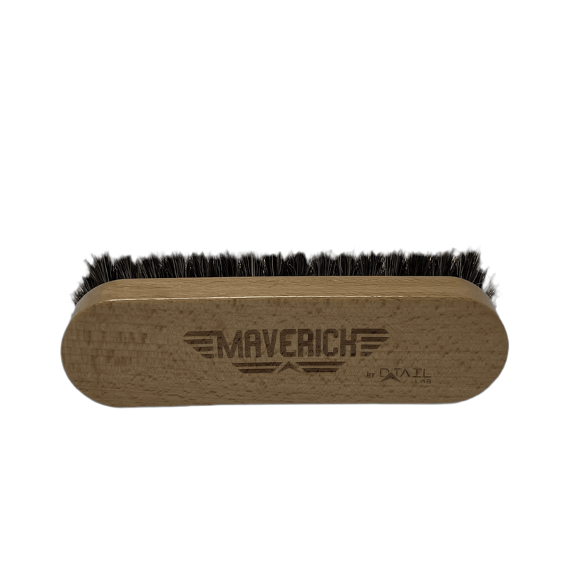 MAVERICK Horsehair Brush for Leather, Suede & Alcantara - BRUSHES - D-Tail Lab