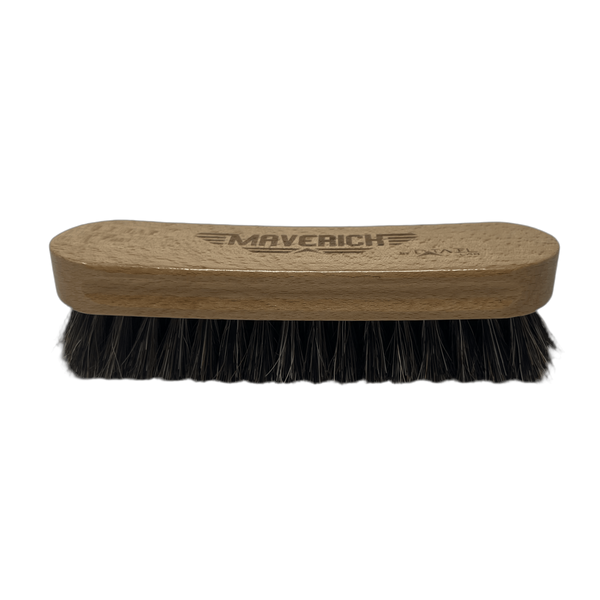 MAVERICK Horsehair Brush for Leather, Suede & Alcantara - BRUSHES - D-Tail Lab