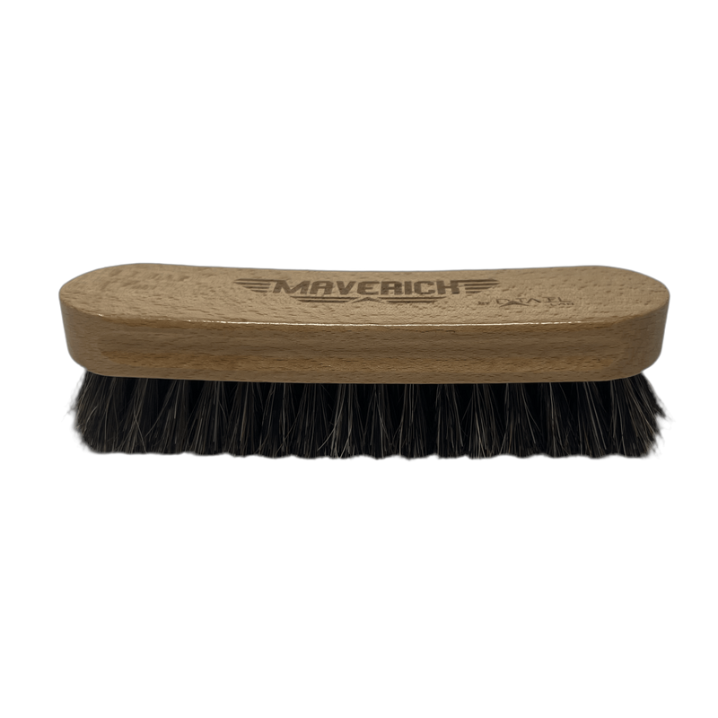 MAVERICK Horsehair Brush for Leather, Suede & Alcantara - BRUSHES - D-Tail Lab