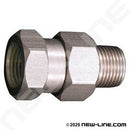 New-Line Stainless Steel FPTxMPT 5000 PSI In Line Swivel