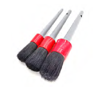 Hi-Tech Natural Boar Bristle Detailing Brush Set (3 piece)