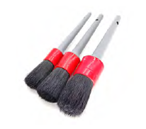 CB Natural Boar Bristle Detailing Brush Set (3 piece)