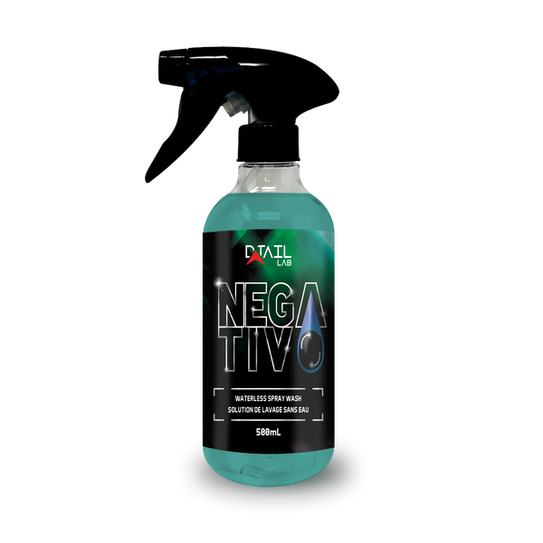 NEGATIVO Waterless Wash Detailing Spray - RINSE LESS & WATER LESS - D-Tail Lab