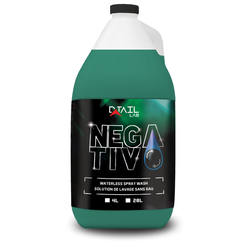 NEGATIVO Waterless Wash Detailing Spray - RINSE LESS & WATER LESS - D-Tail Lab