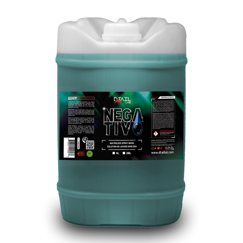 NEGATIVO Waterless Wash Detailing Spray - RINSE LESS & WATER LESS - D-Tail Lab