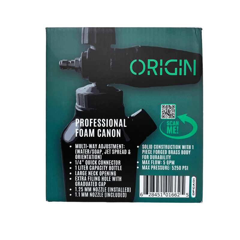 ORIGIN Pro Foam Cannon - BOTTLES, SPRAYERS AND DISPENSERS - D-Tail Lab