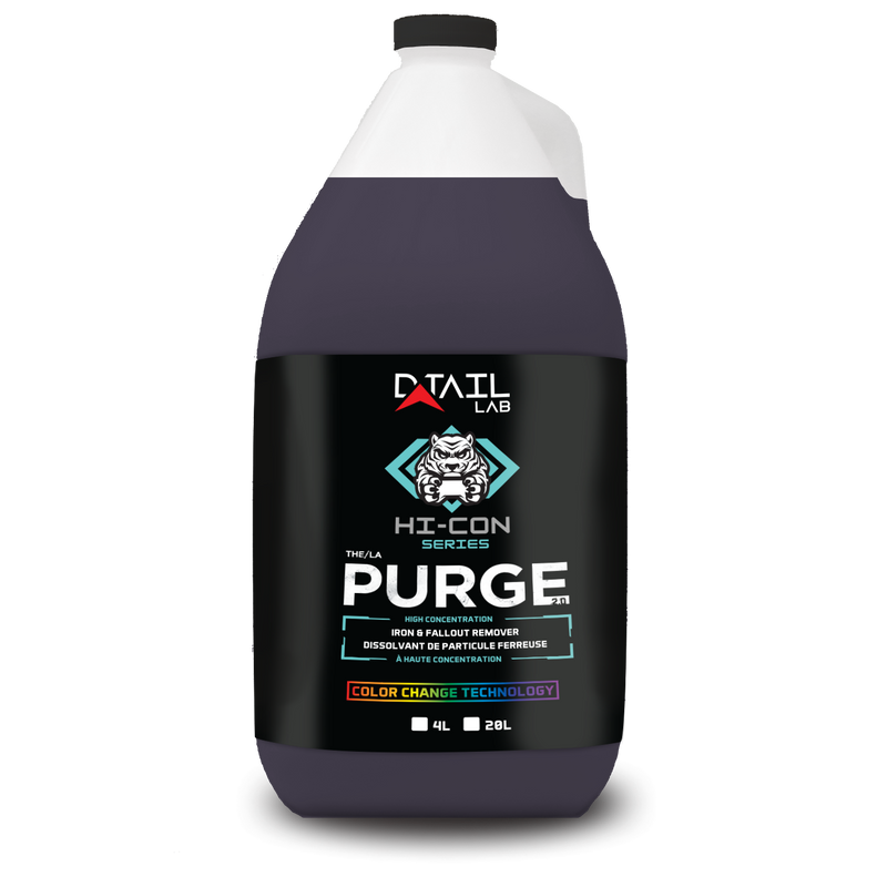 PURGE pH Neutral Iron and Fallout Remover - HI-Con Series - PAINT DECONTAMINATION - D-Tail Lab