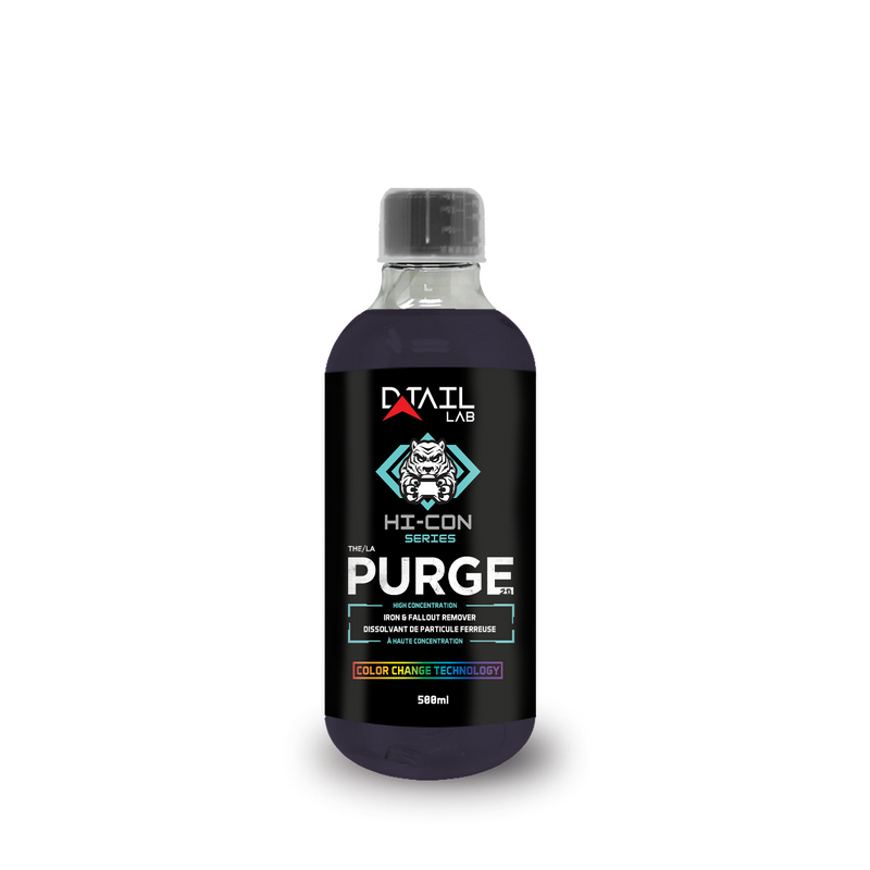 PURGE pH Neutral Iron and Fallout Remover - HI-Con Series - PAINT DECONTAMINATION - D-Tail Lab