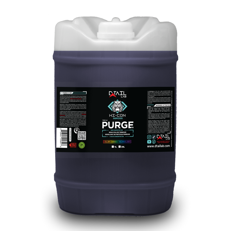 PURGE pH Neutral Iron and Fallout Remover - HI-Con Series - PAINT DECONTAMINATION - D-Tail Lab