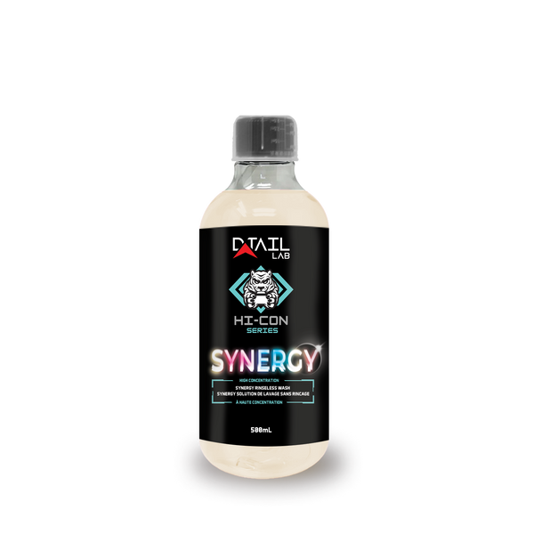 SYNERGY Rinseless Wash Concentrate - HI-Con Series - RINSE LESS & WATER LESS - D-Tail Lab