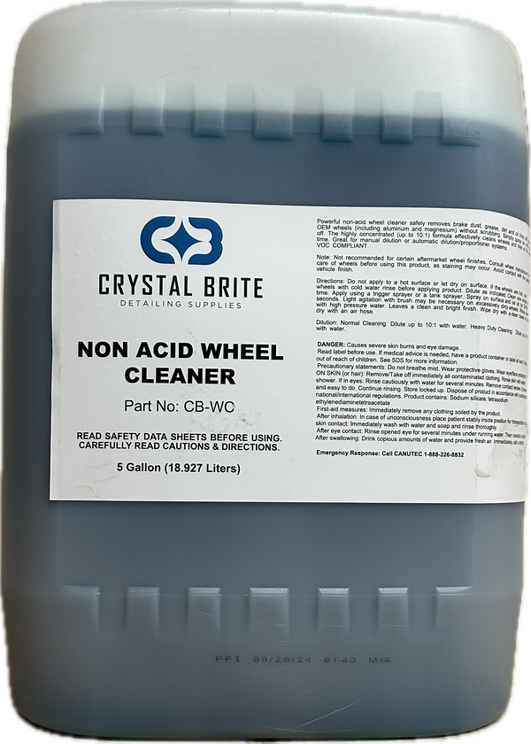 Crystal Brite Non Acid Wheel Cleaner (5 Gallon)