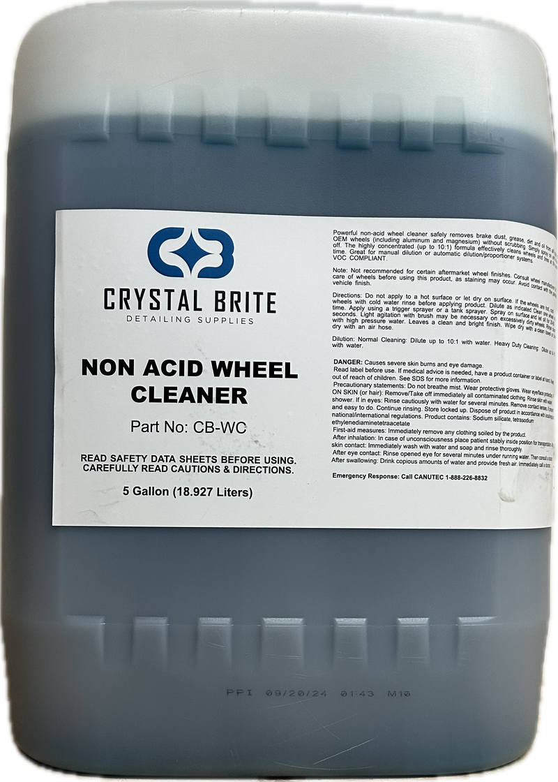 Crystal Brite Non Acid Wheel Cleaner (5 Gallon)