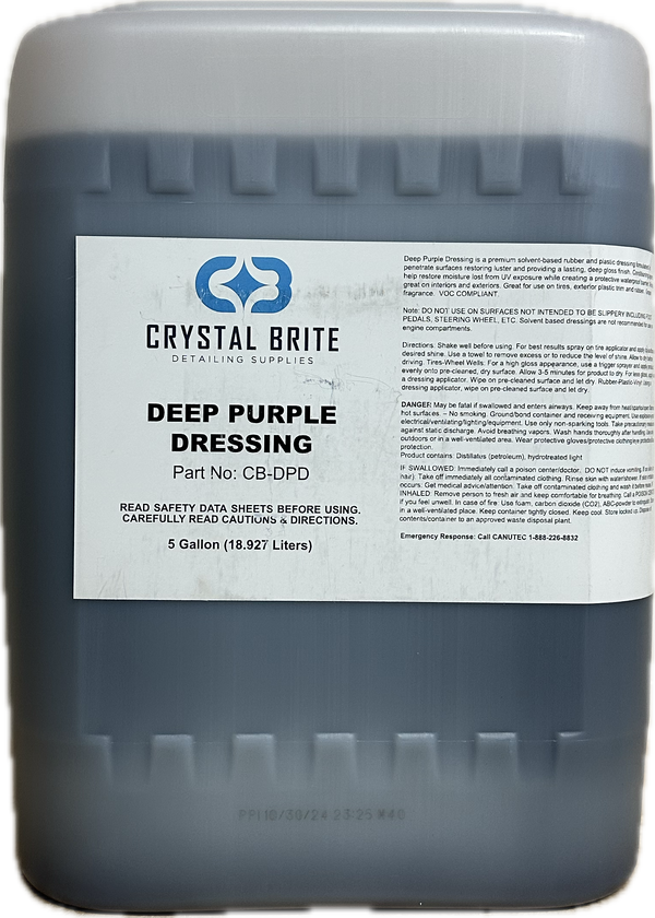 Crystal Brite Premium Purple Solvent Based Dressing (5 Gallon)