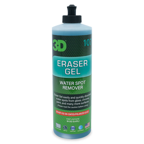 3D 107 Eraser Gel Water Spot Remover 16oz