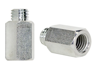 Buff & Shine 5/8" x 11" Thread Double Sided Adaptor Zinc Plated