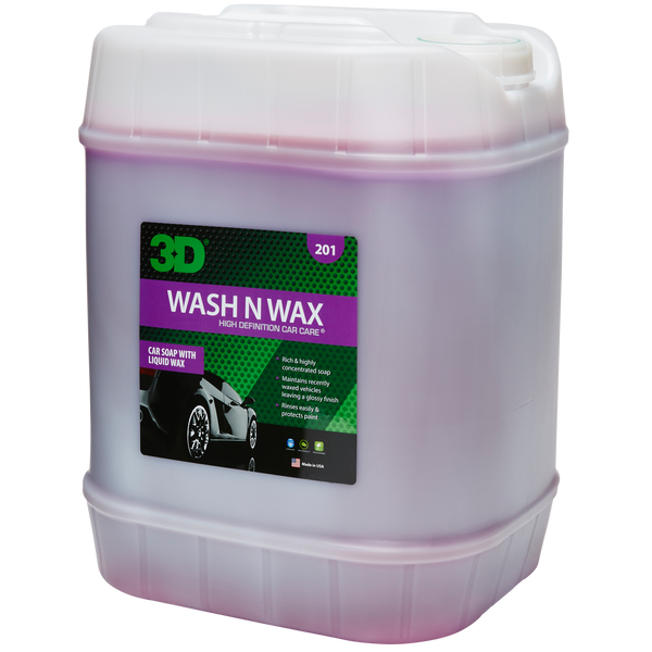 3D 201 Wash N Wax (5 Gallon)