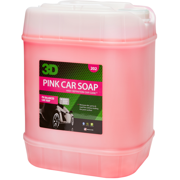 3D 202 Pink Car Soap (5 Gallon)