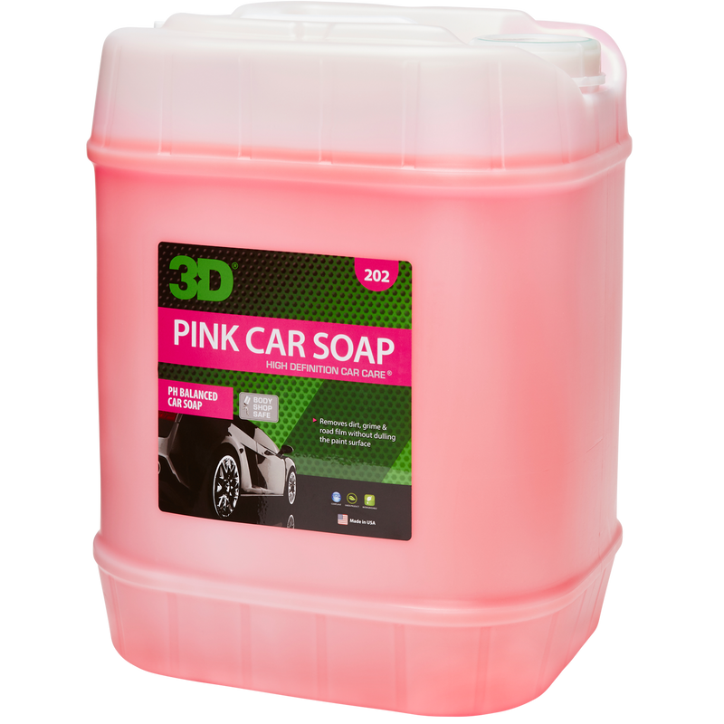 3D 202 Pink Car Soap (5 Gallon)