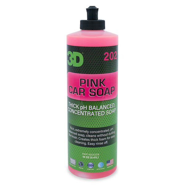 3D 202 Pink Car Soap