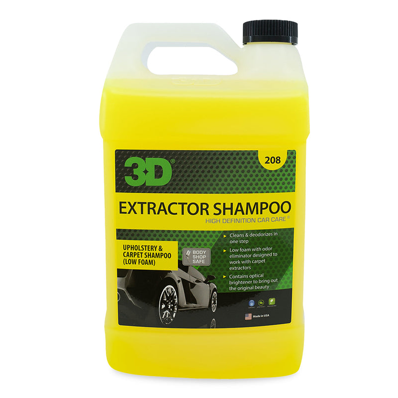 3D 208 Extractor Shampoo 1 Gallon