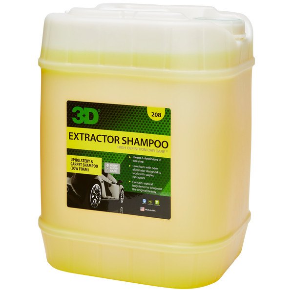 3D 208 Extractor Shampoo (5 Gallon)