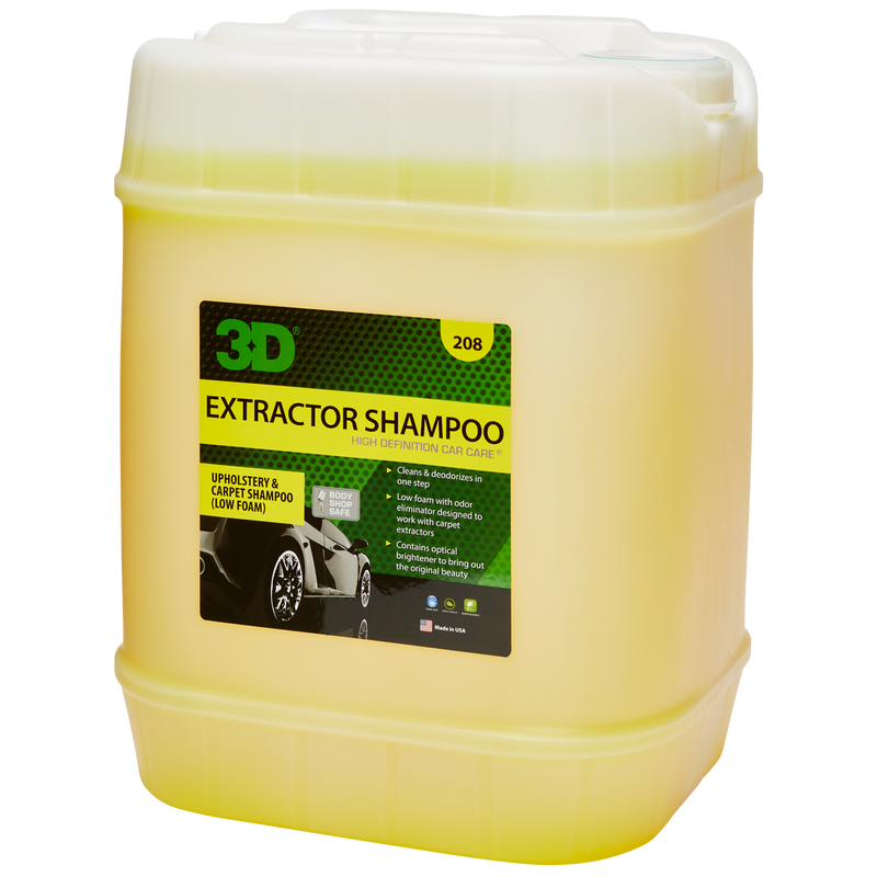 3D 208 Extractor Shampoo (5 Gallon)