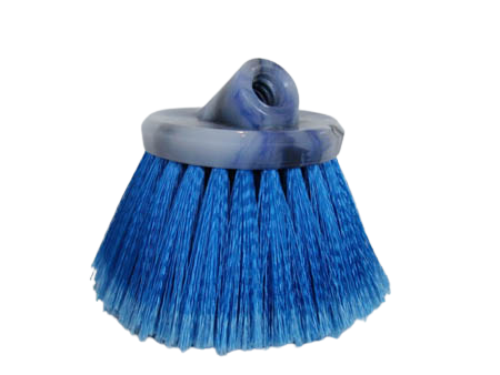 Valley Brush Blue Round Long Trim Brush Head