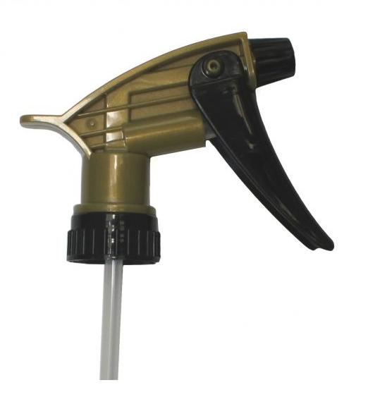 Hi-Tech Acid Resistant Trigger Sprayer Black/Gold