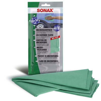 Sonax Green Microfibre Glass Cloth - Vac Pack