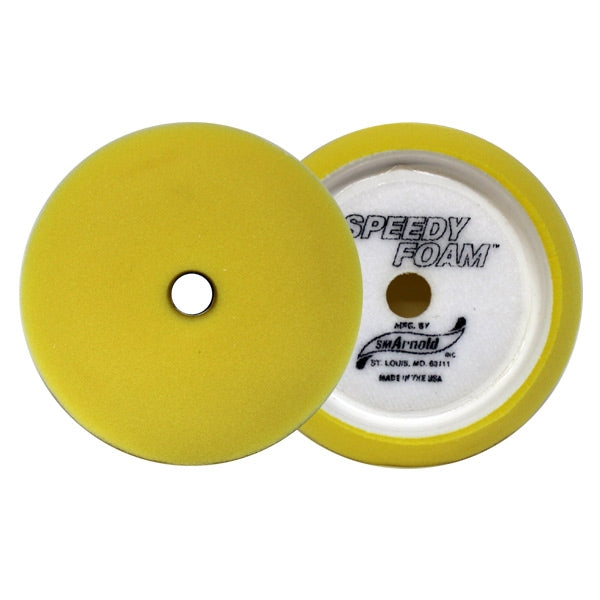 SM Arnold 7" Yellow Speed Foam Pad Buffing