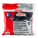 Sonax Microfibre Towel Ultrafine (3pack, tri-colour)