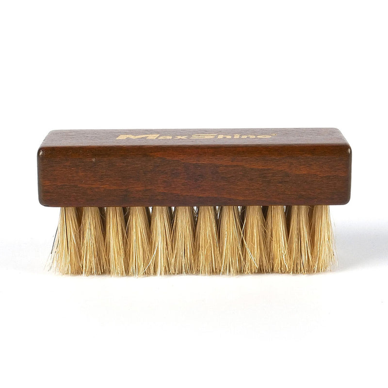 Maxshine Leather & Textile Cleaning Brush - Boar's Hair